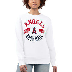 MLB Los Angeles Angels G-III 4Her by Carl Banks Women's Team Logo Fleece Pullover Sweatshirt
