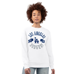 MLB Los Angeles Dodgers G-III 4Her by Carl Banks Women's Team Logo Fleece Pullover Sweatshirt