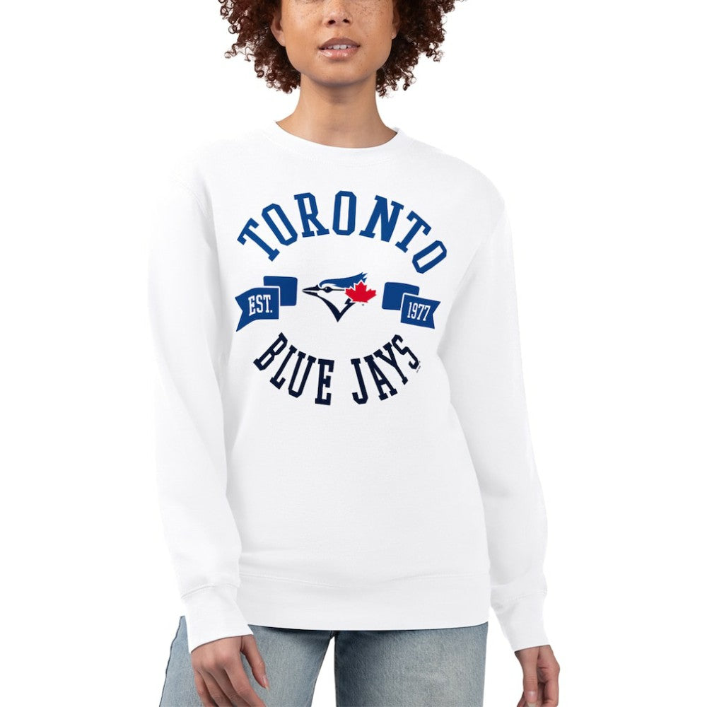 MLB Toronto Blue Jays G-III 4Her by Carl Banks Women's Team Logo Fleece Pullover Sweatshirt