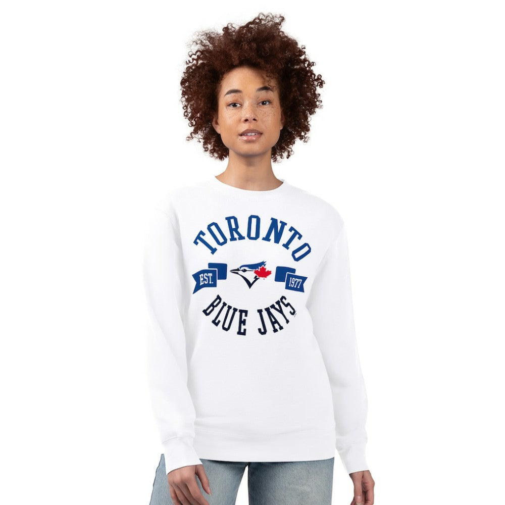 MLB Toronto Blue Jays G-III 4Her by Carl Banks Women's Team Logo Fleece Pullover Sweatshirt