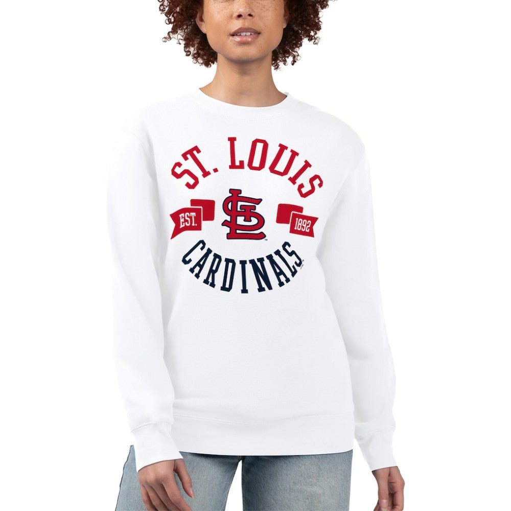 MLB St. Louis Cardinals G-III 4Her by Carl Banks Women's Team Logo Fleece Pullover Sweatshirt