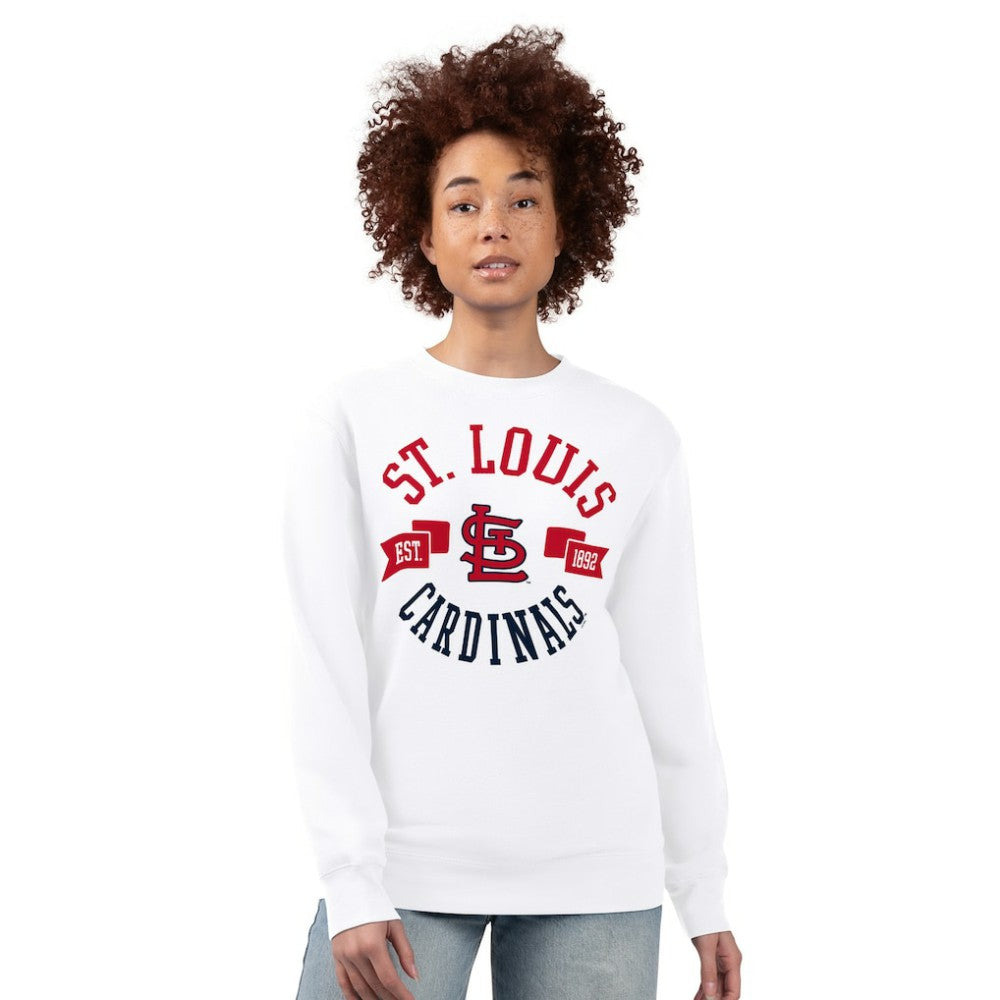 MLB St. Louis Cardinals G-III 4Her by Carl Banks Women's Team Logo Fleece Pullover Sweatshirt