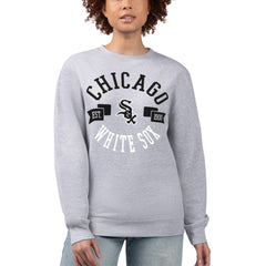 MLB Chicago White Sox G-III 4Her by Carl Banks Women's Team Logo Fleece Pullover Sweatshirt