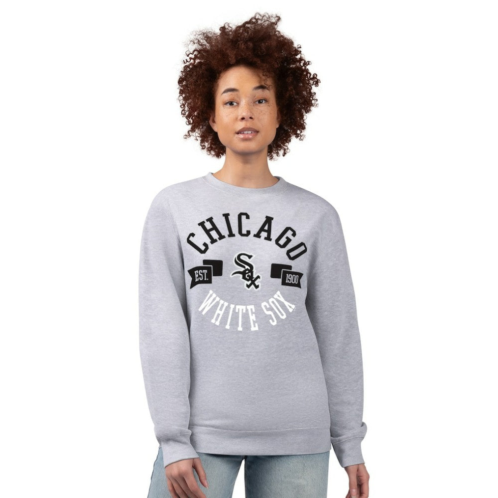 MLB Chicago White Sox G-III 4Her by Carl Banks Women's Team Logo Fleece Pullover Sweatshirt