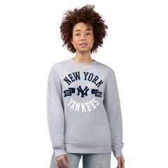 MLB New York Yankees G-III 4Her by Carl Banks Women's Team Logo Fleece Pullover Sweatshirt