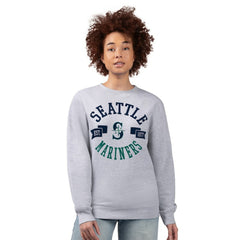 MLB Seattle Mariners G-III 4Her by Carl Banks Women's Team Logo Fleece Pullover Sweatshirt
