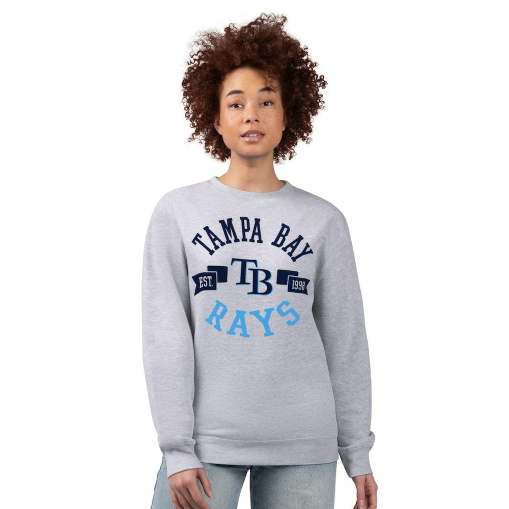 MLB Tampa Bay Rays G-III 4Her by Carl Banks Women's Team Logo Fleece Pullover Sweatshirt