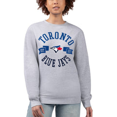 MLB Toronto Blue Jays G-III 4Her by Carl Banks Women's Team Logo Fleece Pullover Sweatshirt