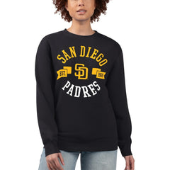 MLB San Diego Padres G-III 4Her by Carl Banks Women's Team Logo Fleece Pullover Sweatshirt