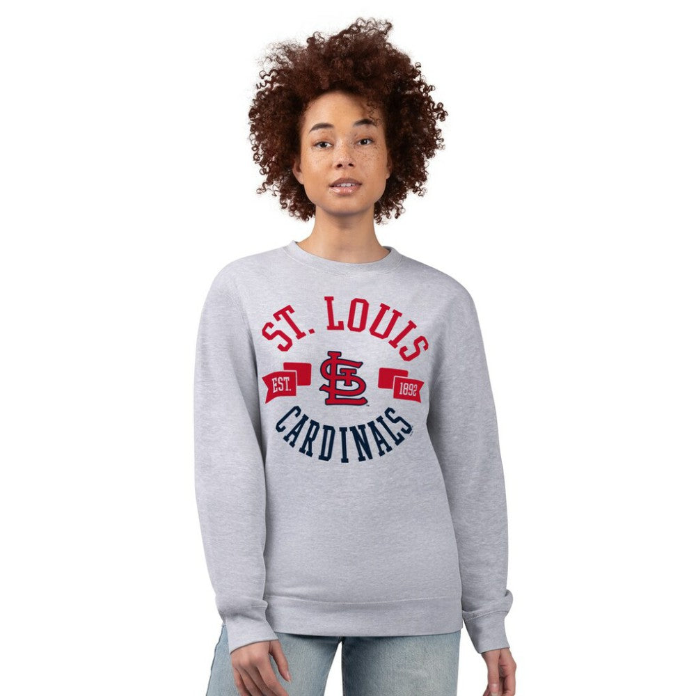 MLB St. Louis Cardinals G-III 4Her by Carl Banks Women's Team Logo Fleece Pullover Sweatshirt