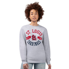 MLB St. Louis Cardinals G-III 4Her by Carl Banks Women's Team Logo Fleece Pullover Sweatshirt
