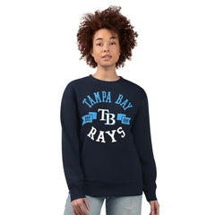 MLB Tampa Bay Rays G-III 4Her by Carl Banks Women's Team Logo Fleece Pullover Sweatshirt
