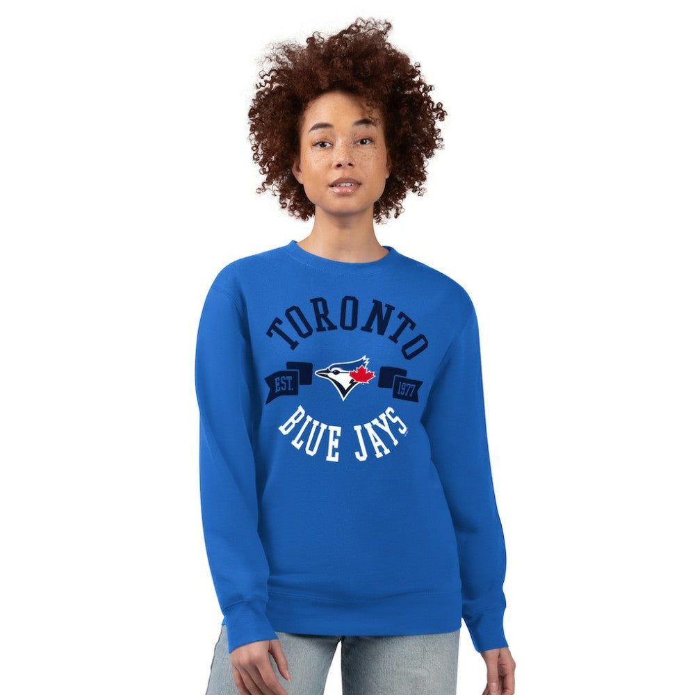 MLB Toronto Blue Jays G-III 4Her by Carl Banks Women's Team Logo Fleece Pullover Sweatshirt
