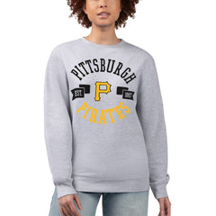 MLB Pittsburgh Pirates G-III 4Her by Carl Banks Women's Team Logo Fleece Pullover Sweatshirt
