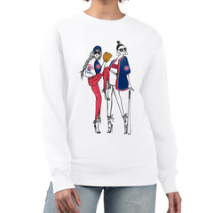 MLB Chicago Cubs G-III 4Her by Carl Banks Women's Baseball Girls Fleece Pullover Sweatshirt