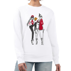 MLB Cincinnati Reds G-III 4Her by Carl Banks Women's Baseball Girls Fleece Pullover Sweatshirt