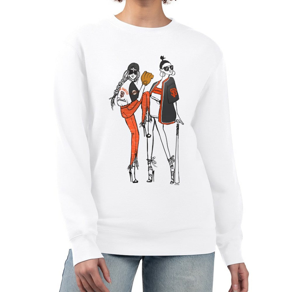 MLB San Francisco Giants G-III 4Her by Carl Banks Women's Baseball Girls Fleece Pullover Sweatshirt