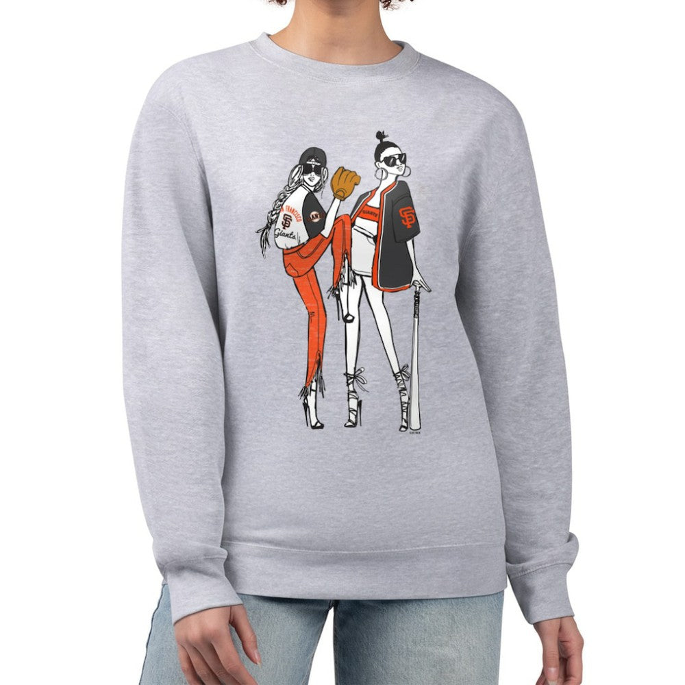 MLB San Francisco Giants G-III 4Her by Carl Banks Women's Baseball Girls Fleece Pullover Sweatshirt