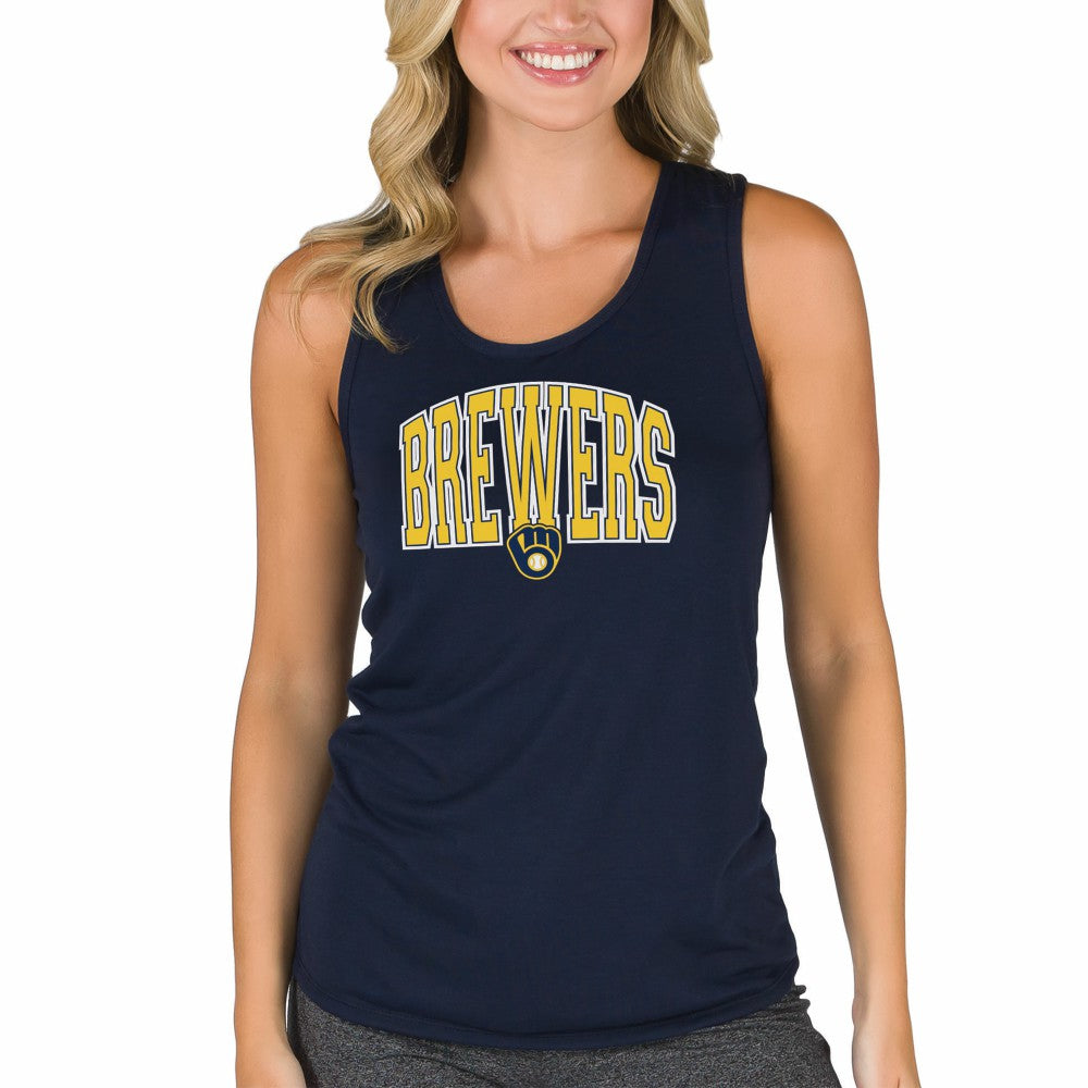 MLB Milwaukee Brewers Concepts Sport Women's Marathon Racerback Tank Top