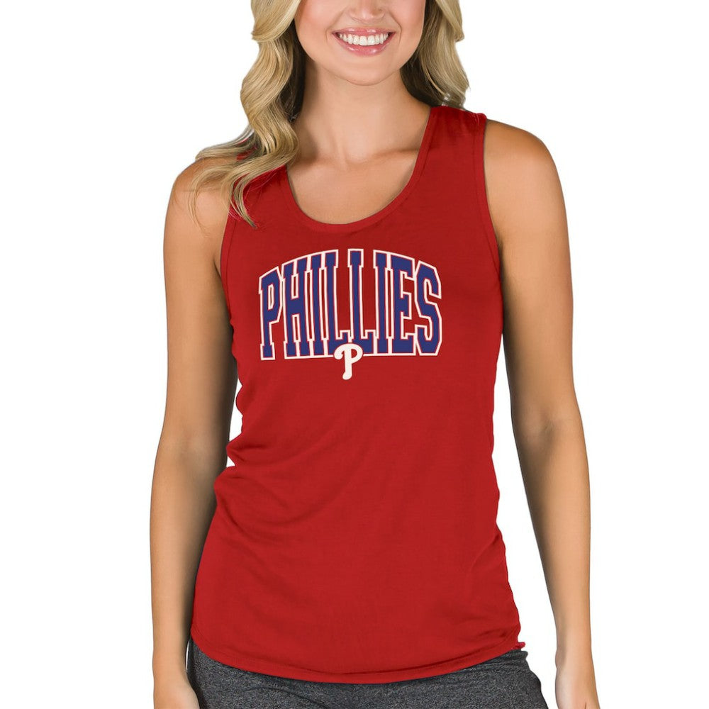 MLB Philadelphia Phillies Concepts Sport Women's Marathon Racerback Tank Top