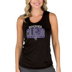 MLB Colorado Rockies Concepts Sport Women's Marathon Racerback Tank Top