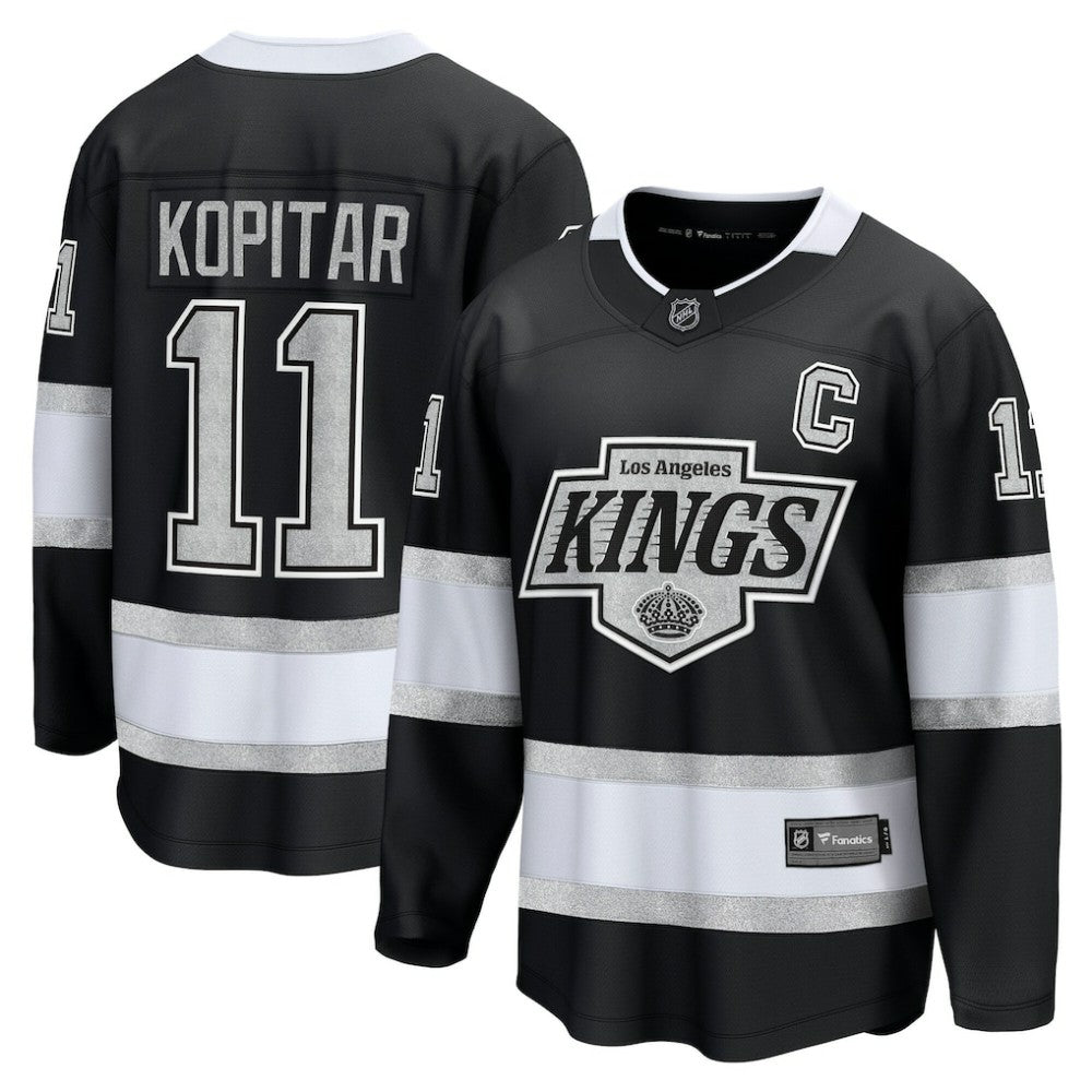 NHL Black Anze Kopitar Los Angeles Kings Fanatics Home Premier Breakaway Player Jersey