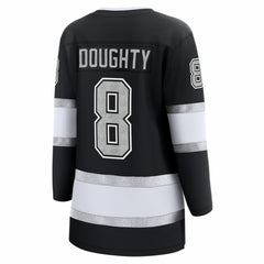 NHL Black Drew Doughty Los Angeles Kings Fanatics Women's Home Breakaway Jersey