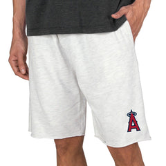 MLB Los Angeles Angels Concepts Sport Mainstream Terry Tri-Blend Shorts