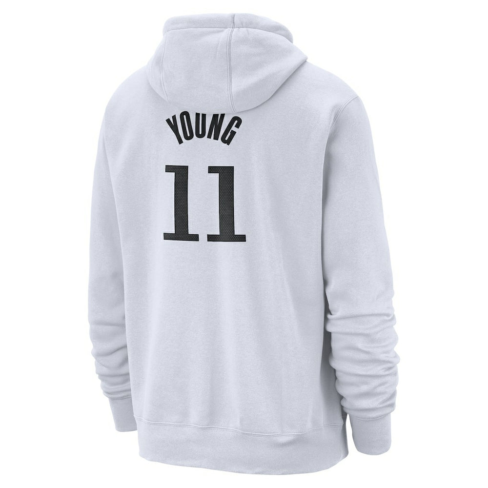 NBA Trae Young Atlanta Hawks 2024/25 Name & Number Pullover Hoodie