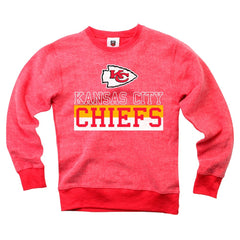 Wes & Willy Youth Reversible Fleece Pullover Sweatshirt - Kansas City Chiefs