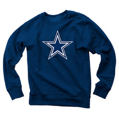 Wes & Willy Youth Reversible Fleece Pullover Sweatshirt - Dallas Cowboys