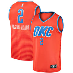 NBA Shai Gilgeous-Alexander Oklahoma City Thunder Fast Break Player Jersey