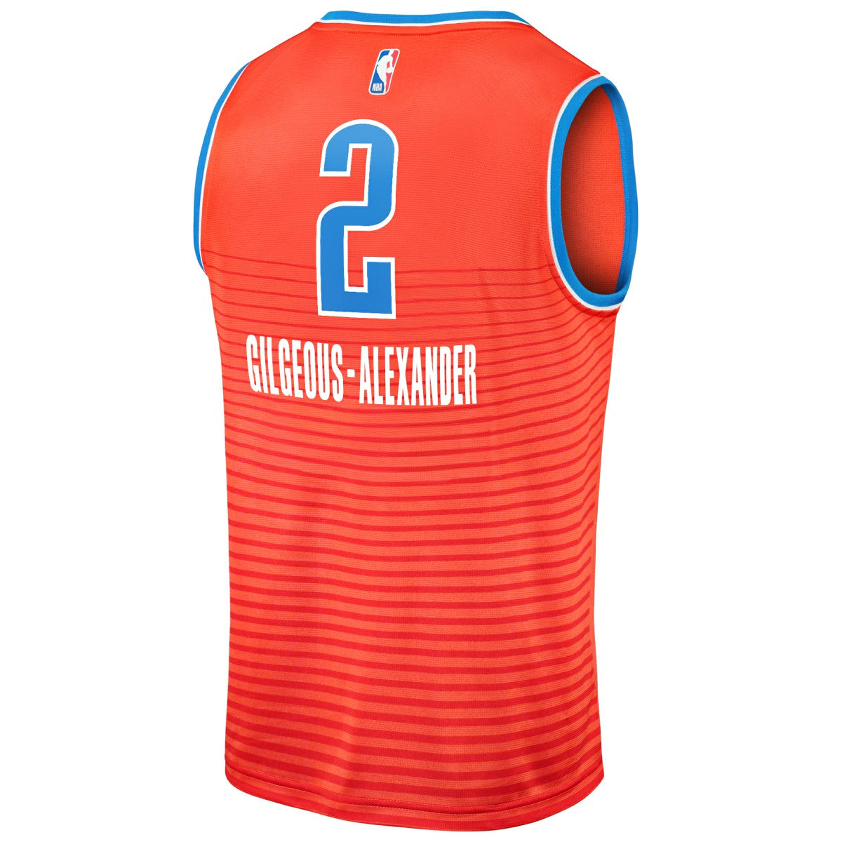 NBA Shai Gilgeous-Alexander Oklahoma City Thunder Fast Break Player Jersey