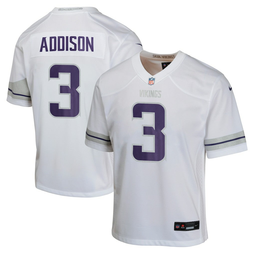 Jordan Addison  Youth Game Jersey - Minnesota Vikings