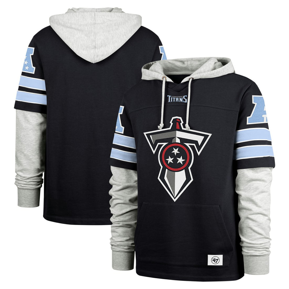 '47 Double Header Blitz Cornerback Pullover Hoodie - Tennessee Titans