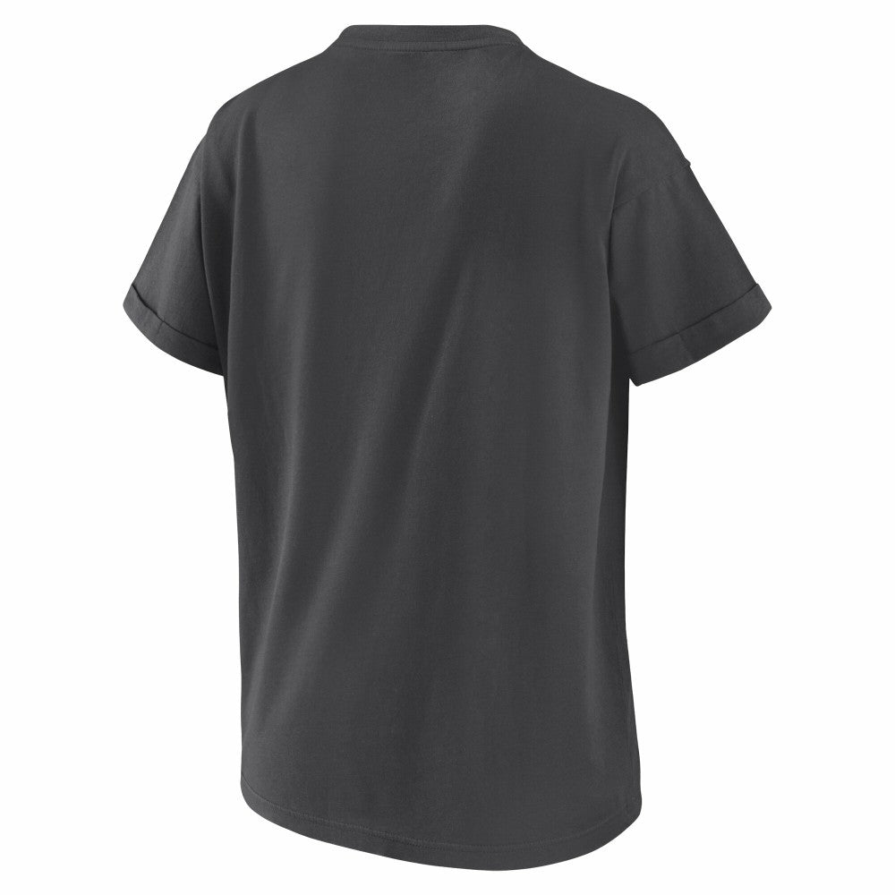 MLB Milwaukee Brewers WEAR by Erin Andrews Women's Domestic Box Color Boyfriend T-Shirt