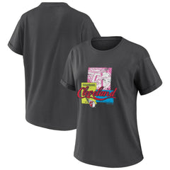 MLB Cleveland Guardians WEAR by Erin Andrews Women's Domestic Box Color Boyfriend T-Shirt