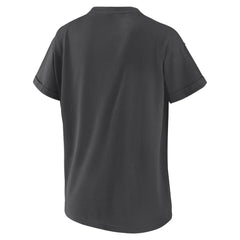 MLB Cleveland Guardians WEAR by Erin Andrews Women's Domestic Box Color Boyfriend T-Shirt