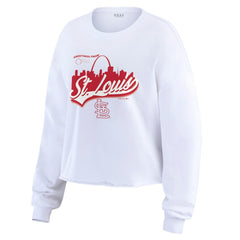 MLB St. Louis Cardinals WEAR by Erin Andrews Women's Domestic Postcard Long Sleeve T-Shirt