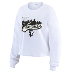 MLB San Francisco Giants WEAR by Erin Andrews Women's Domestic Postcard Long Sleeve T-Shirt