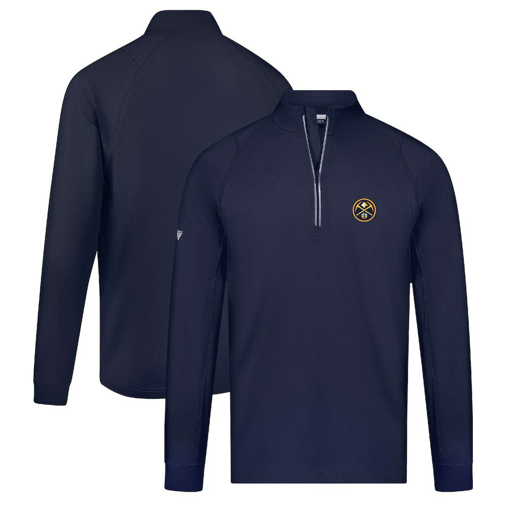 NBA Denver Nuggets Levelwear Theory Insignia Core Quarter-Zip Pullover Top sale