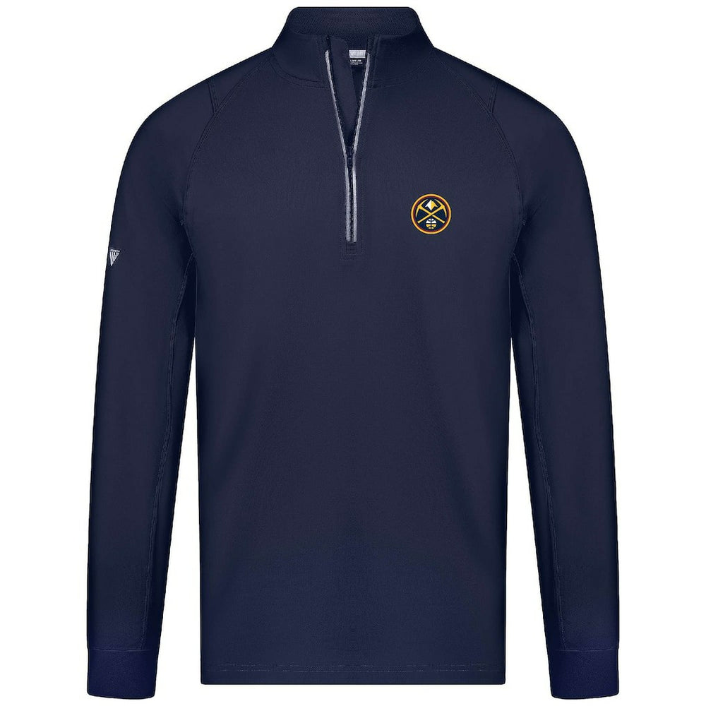 NBA Denver Nuggets Levelwear Theory Insignia Core Quarter-Zip Pullover Top sale