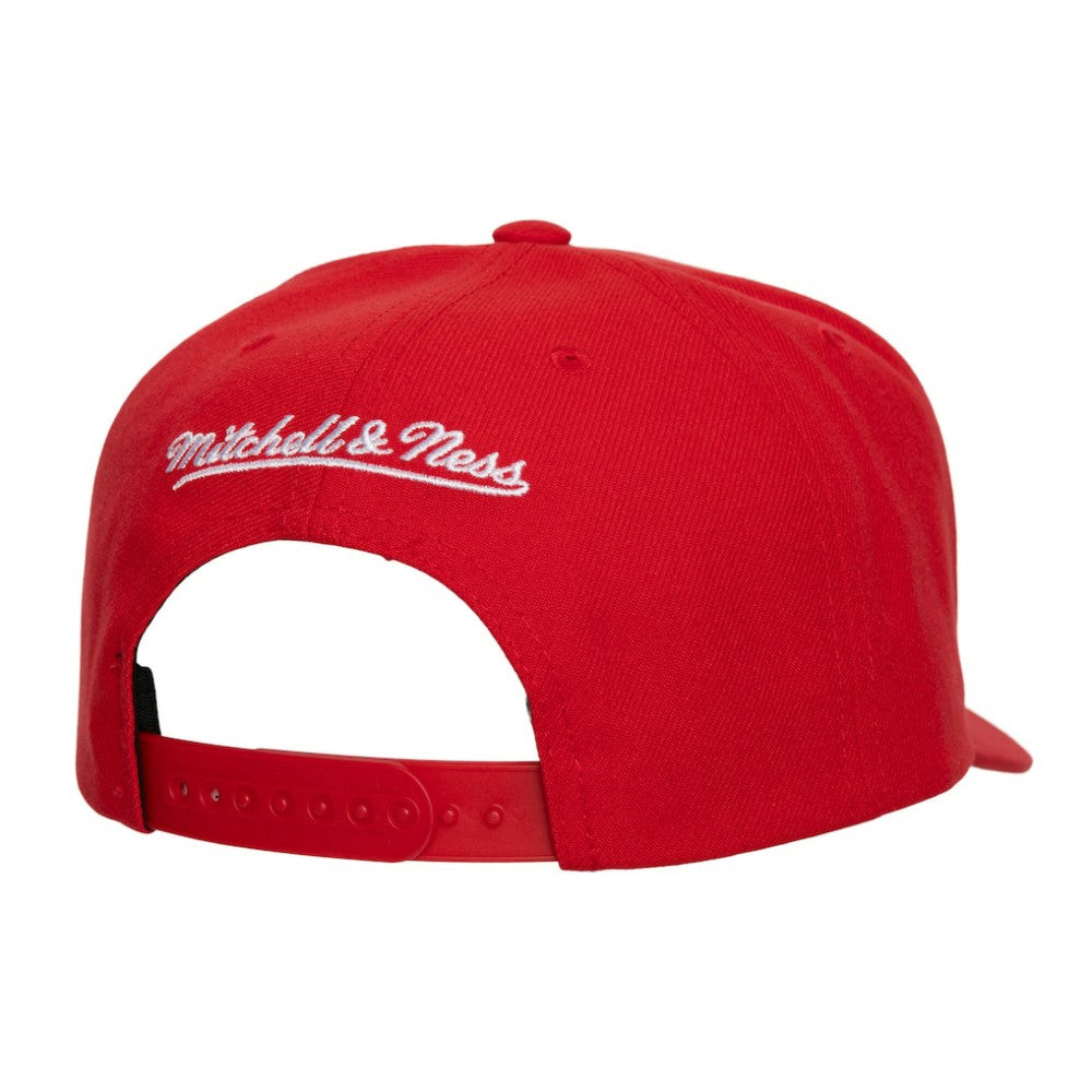 NHL Red Calgary Flames Mitchell & Ness Core Team Ground Pro Adjustable Hat