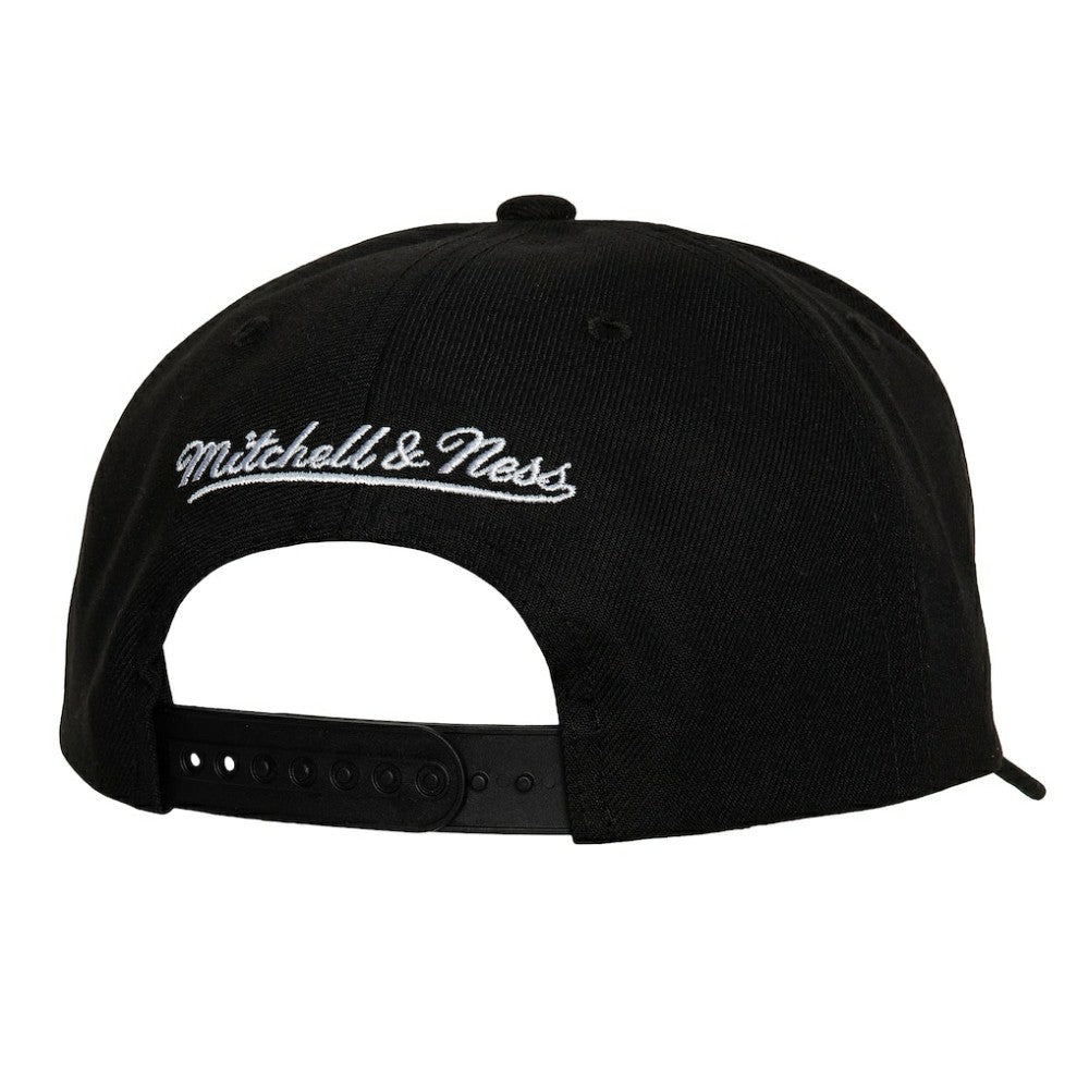 NHL Black Carolina Hurricanes Mitchell & Ness Core Team Ground Pro Adjustable Hat