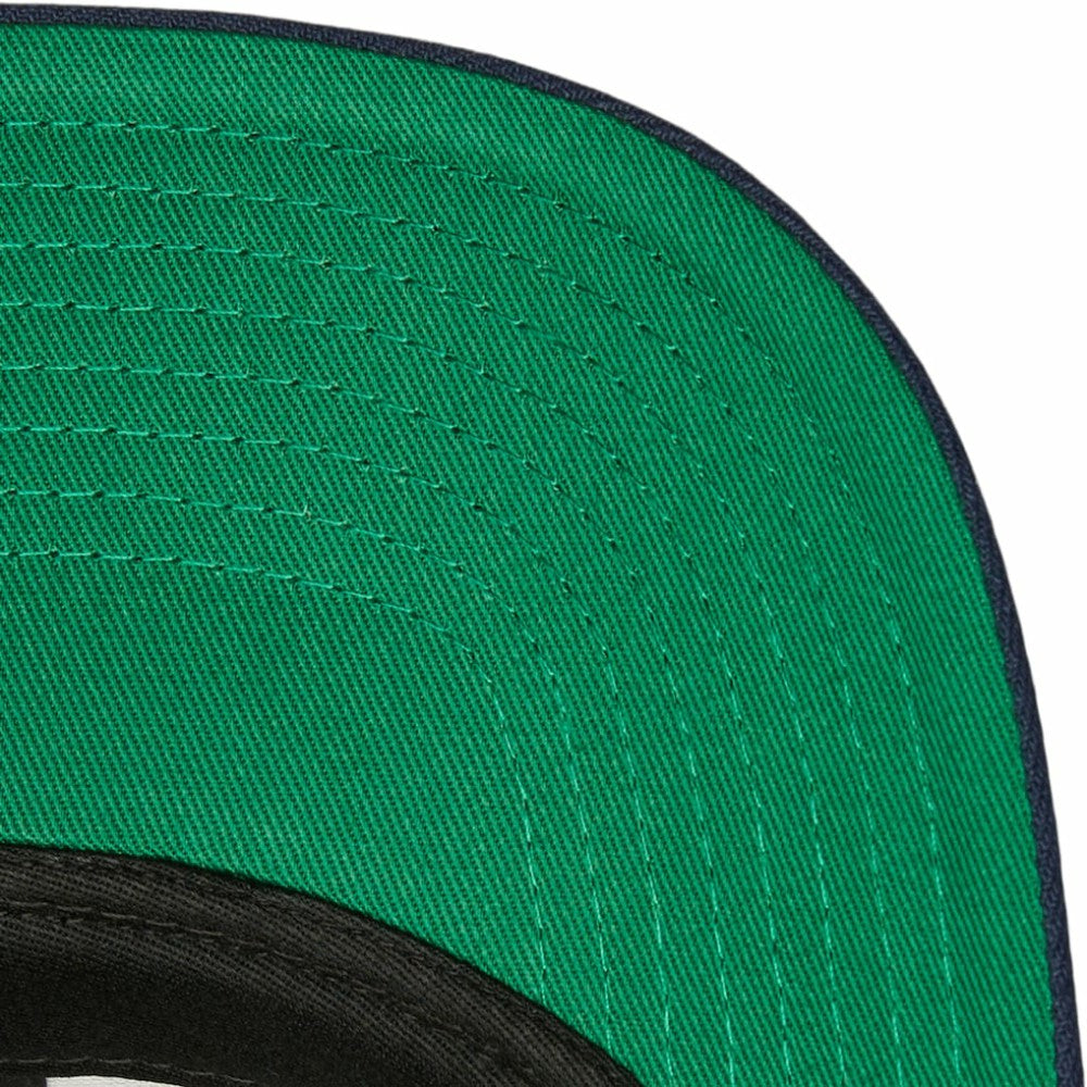NHL Navy Columbus Blue Jackets Mitchell & Ness Core Team Ground Pro Adjustable Hat