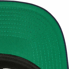 NHL Navy Columbus Blue Jackets Mitchell & Ness Core Team Ground Pro Adjustable Hat