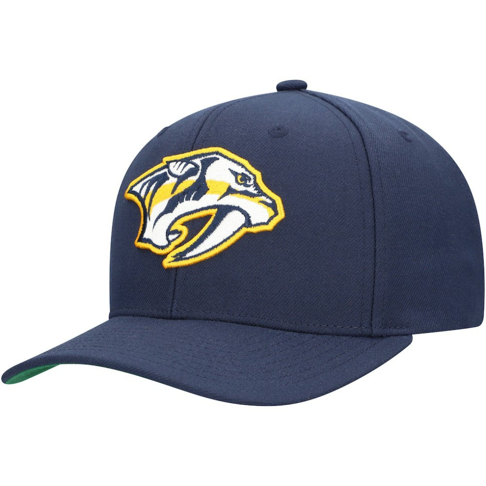 NHL Navy Nashville Predators Mitchell & Ness Core Team Ground Pro Adjustable Hat