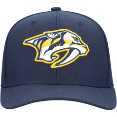 NHL Navy Nashville Predators Mitchell & Ness Core Team Ground Pro Adjustable Hat
