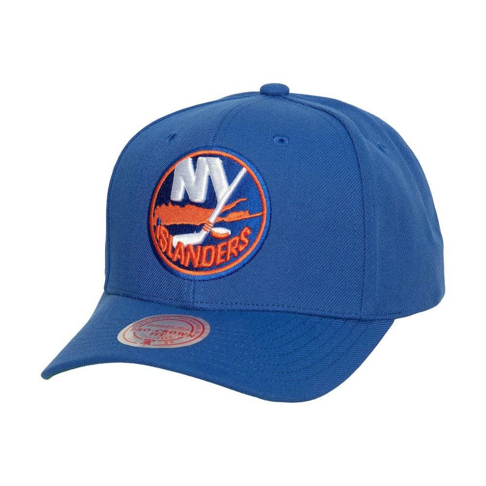 NHL Royal New York Islanders Mitchell & Ness Core Team Ground Pro Adjustable Hat