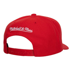 NHL Red Ottawa Senators Mitchell & Ness Core Team Ground Pro Adjustable Hat